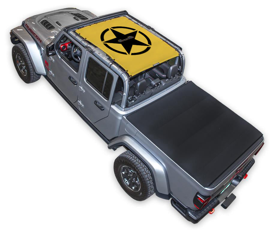 Jeep Gladiator JT Sun Shade Stock Printed Shade Top (2019–2026)