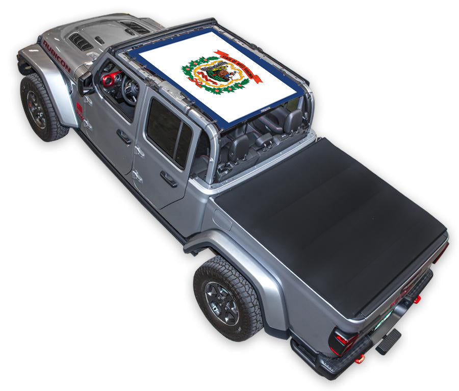 Jeep Gladiator JT Sun Shade Stock Printed Shade Top (2019–2026)