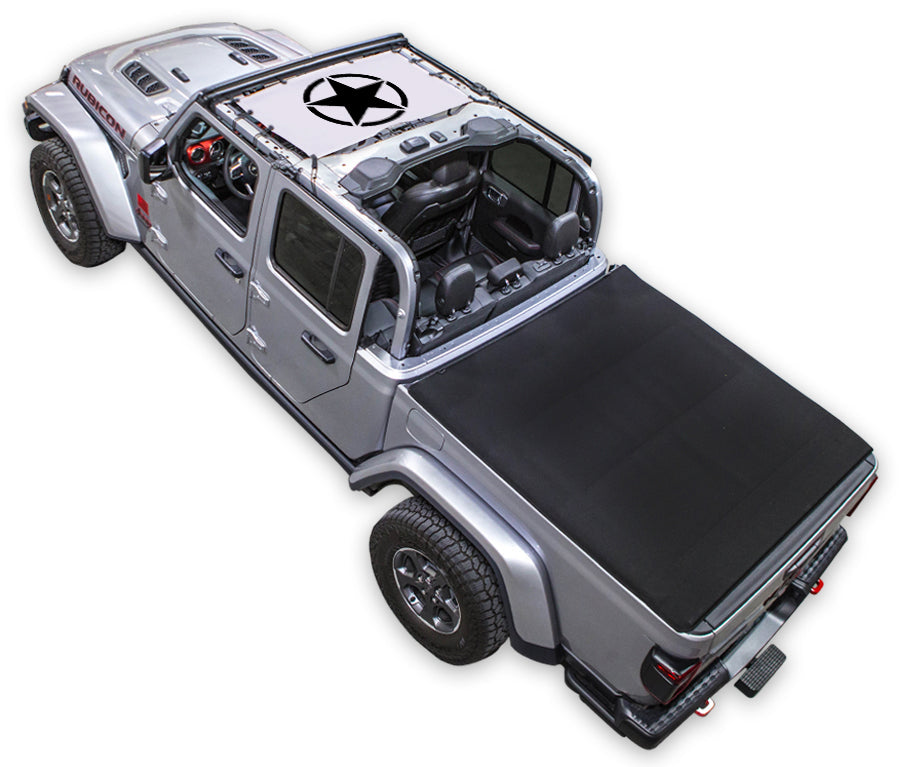 Jeep Gladiator JT Sun Shade Stock Printed Shade Top (2019–2026)