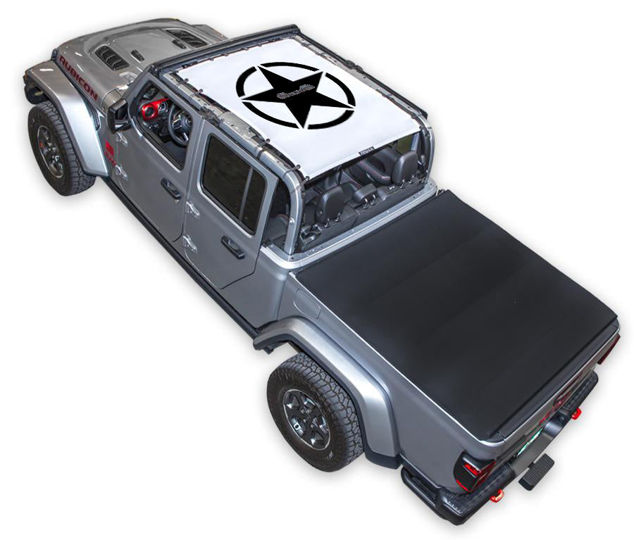 Jeep Gladiator JT Sun Shade Stock Printed Shade Top (2019–2026)