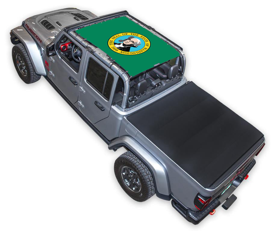 Jeep Gladiator JT Sun Shade Stock Printed Shade Top (2019–2026)