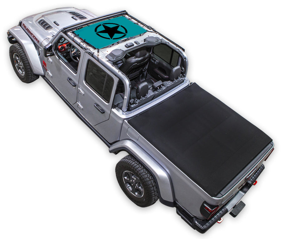 Jeep Gladiator JT Sun Shade Stock Printed Shade Top (2019–2026)