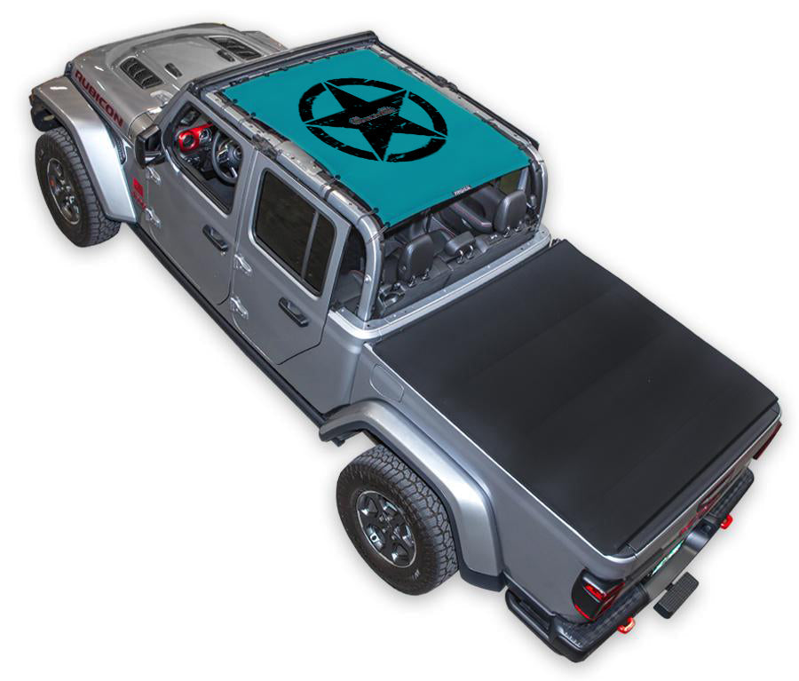 Jeep Gladiator JT Sun Shade Stock Printed Shade Top (2019–2026)