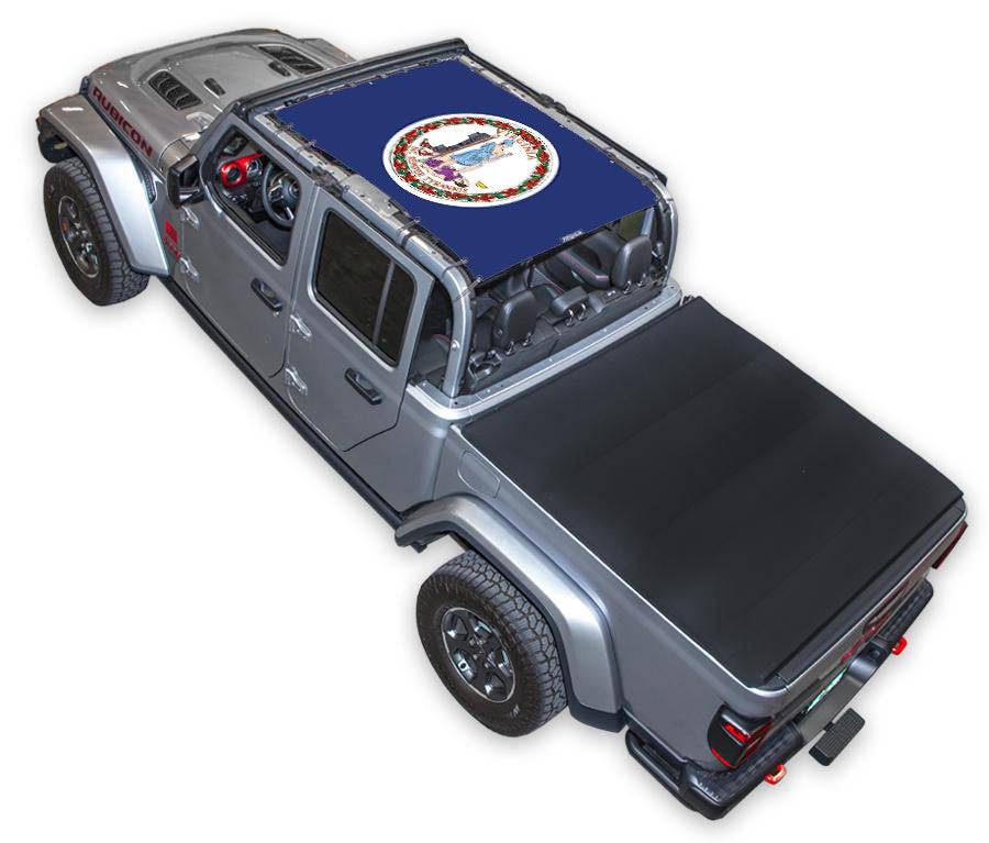 Jeep Gladiator JT Sun Shade Stock Printed Shade Top (2019–2026)