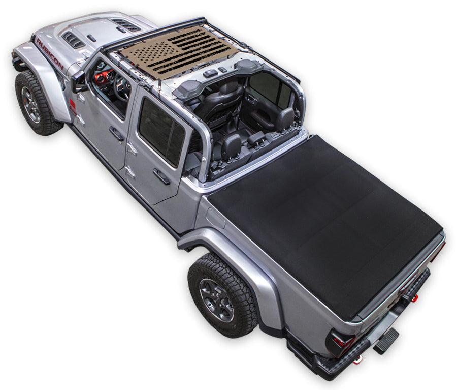 Jeep Gladiator JT Sun Shade Stock Printed Shade Top (2019–2026)