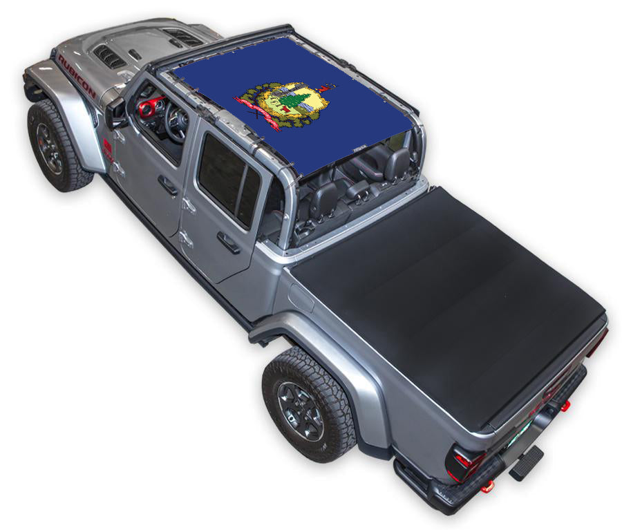 Jeep Gladiator JT Sun Shade Stock Printed Shade Top (2019–2026)