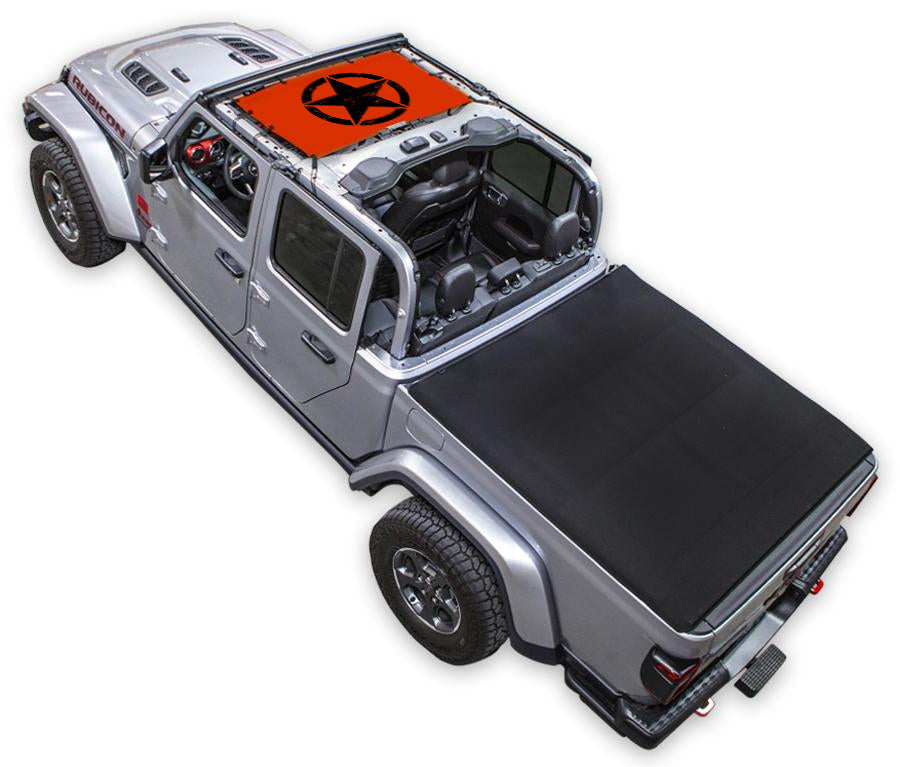 Jeep Gladiator JT Sun Shade Stock Printed Shade Top (2019–2026)