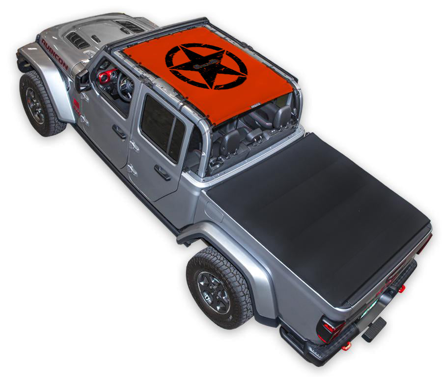 Jeep Gladiator JT Sun Shade Stock Printed Shade Top (2019–2026)
