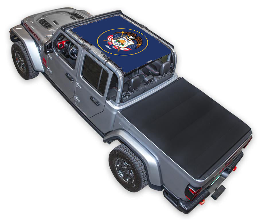 Jeep Gladiator JT Sun Shade Stock Printed Shade Top (2019–2026)