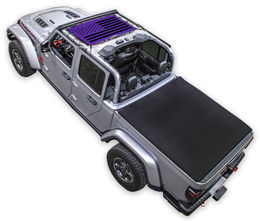Jeep Gladiator JT Sun Shade Stock Printed Shade Top (2019–2026)