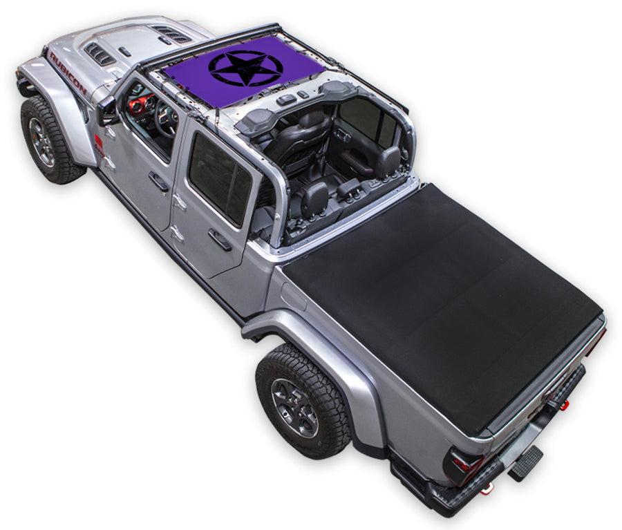 Jeep Gladiator JT Sun Shade Stock Printed Shade Top (2019–2026)