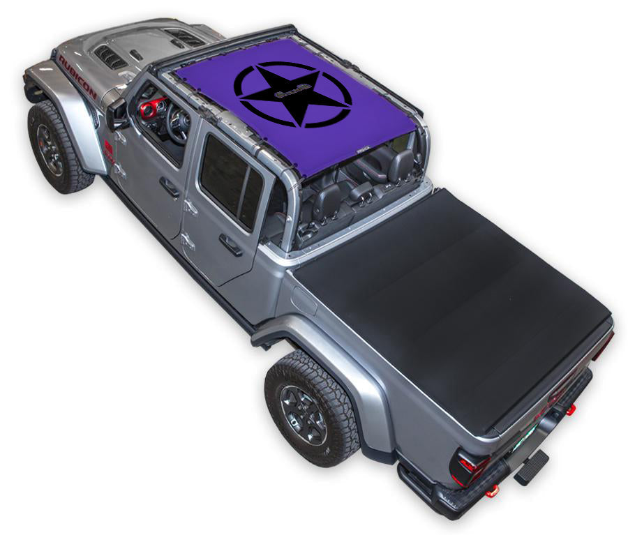 Jeep Gladiator JT Sun Shade Stock Printed Shade Top (2019–2026)