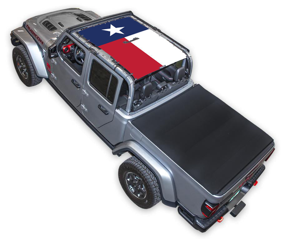 Jeep Gladiator JT Sun Shade Stock Printed Shade Top (2019–2026)