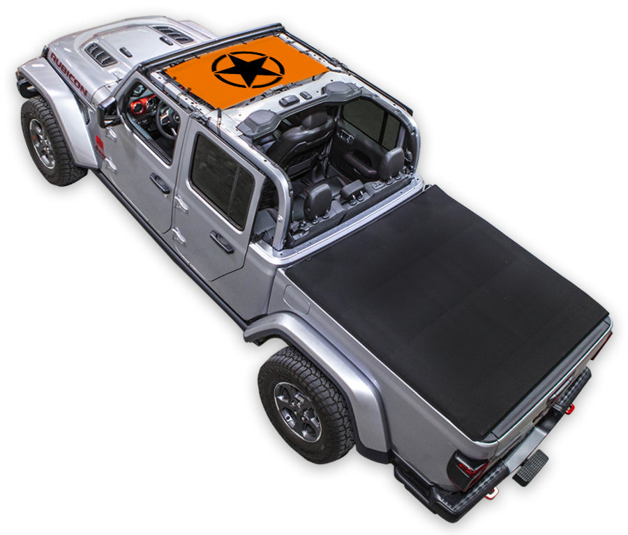 Jeep Gladiator JT Sun Shade Stock Printed Shade Top (2019–2026)
