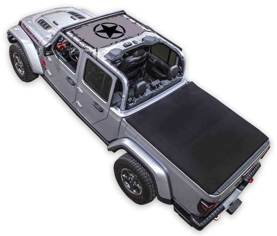 Jeep Gladiator JT Sun Shade Stock Printed Shade Top (2019–2026)