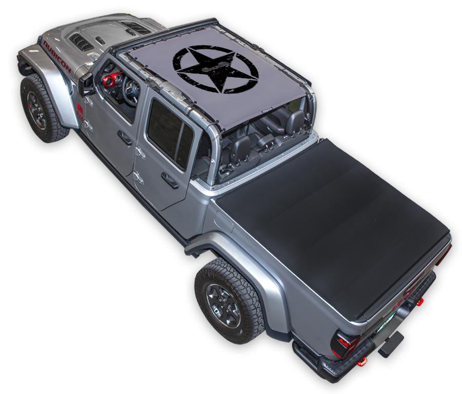 Jeep Gladiator JT Sun Shade Stock Printed Shade Top (2019–2026)