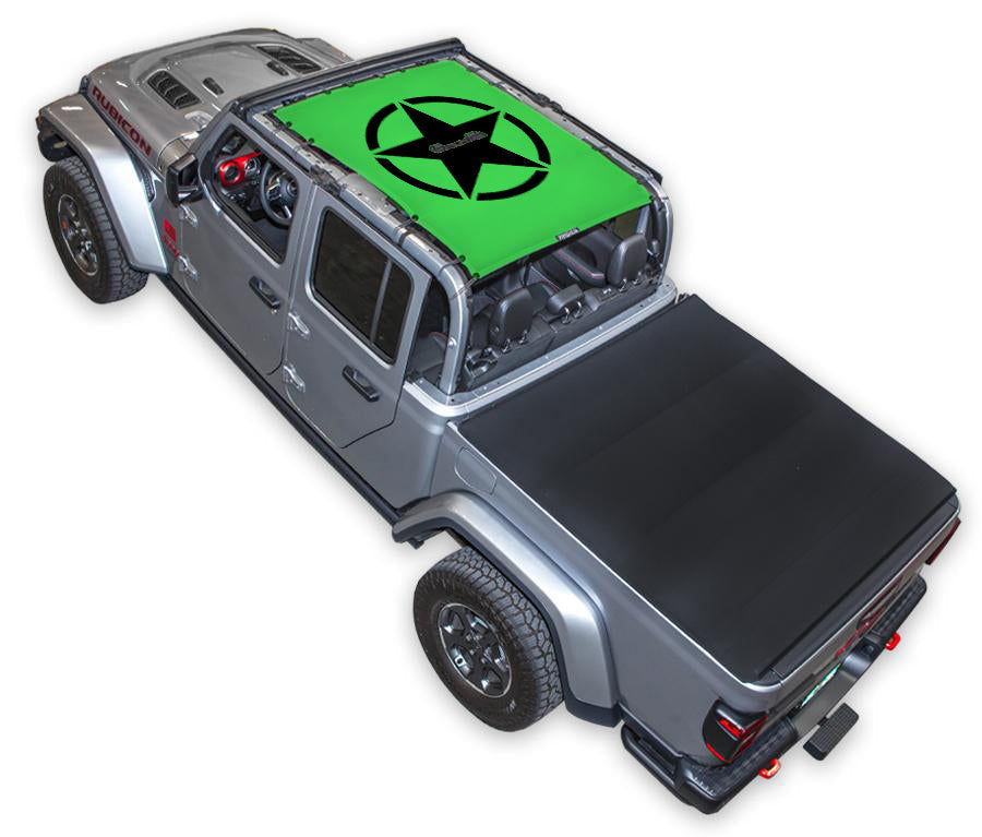 Jeep Gladiator JT Sun Shade Stock Printed Shade Top (2019–2026)