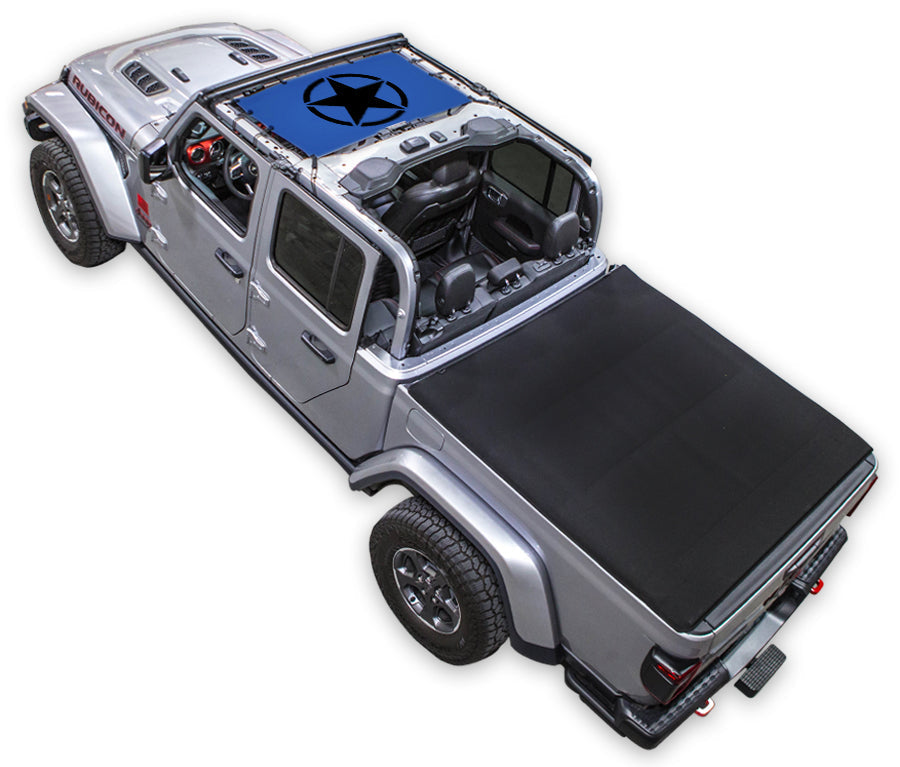 Jeep Gladiator JT Sun Shade Stock Printed Shade Top (2019–2026)
