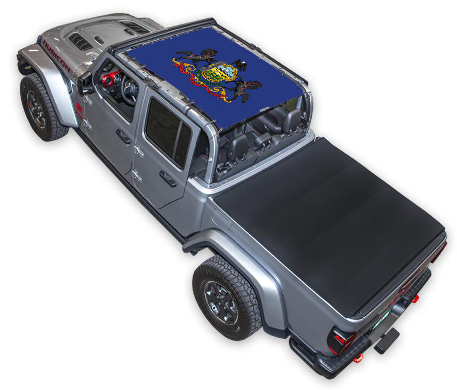 Jeep Gladiator JT Sun Shade Stock Printed Shade Top (2019–2026)