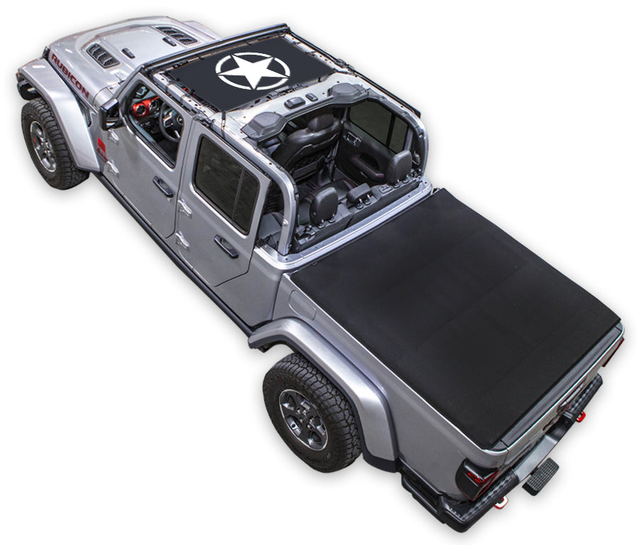 Jeep Gladiator JT Sun Shade Stock Printed Shade Top (2019–2026)