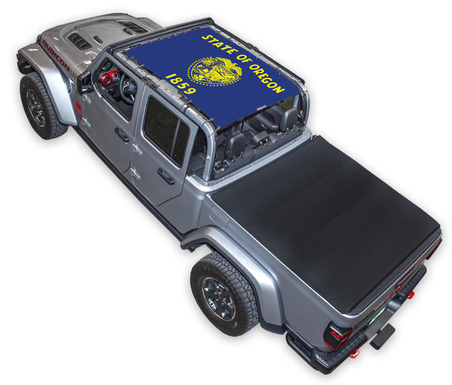 Jeep Gladiator JT Sun Shade Stock Printed Shade Top (2019–2026)