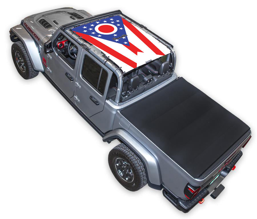 Jeep Gladiator JT Sun Shade Stock Printed Shade Top (2019–2026)