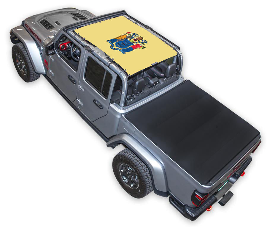 Jeep Gladiator JT Sun Shade Stock Printed Shade Top (2019–2026)