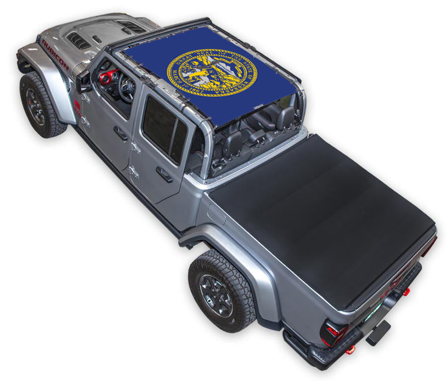Jeep Gladiator JT Sun Shade Stock Printed Shade Top (2019–2026)