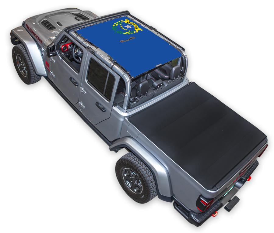 Jeep Gladiator JT Sun Shade Stock Printed Shade Top (2019–2026)
