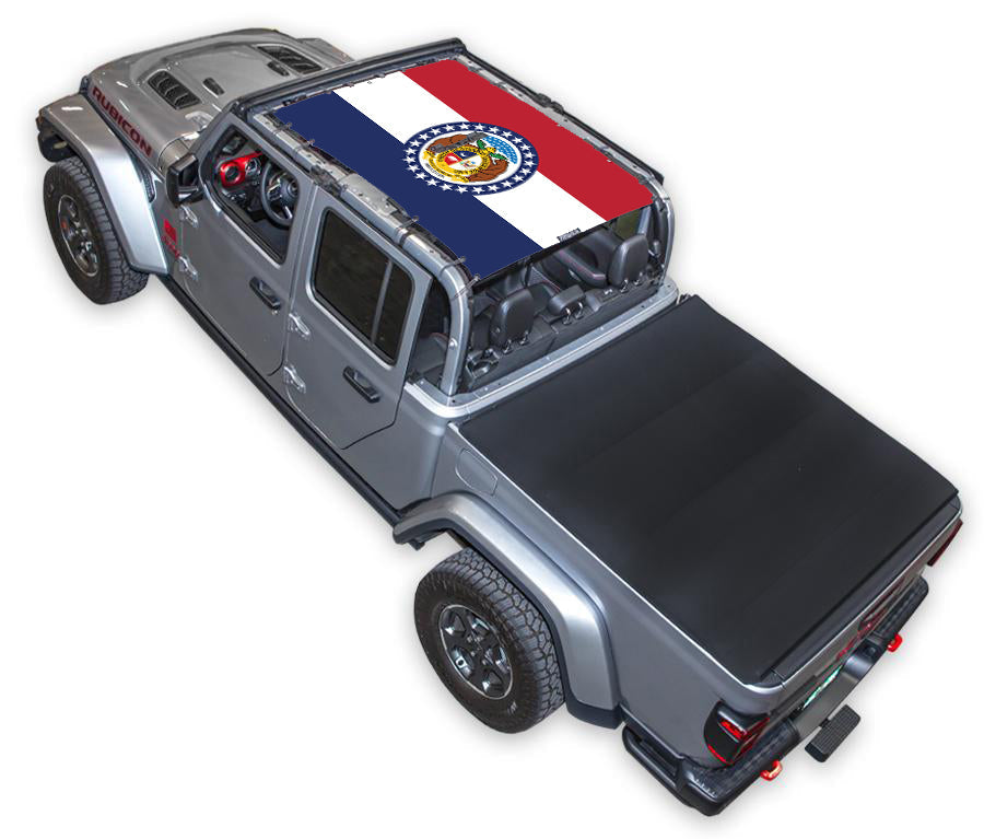 Jeep Gladiator JT Sun Shade Stock Printed Shade Top (2019–2026)