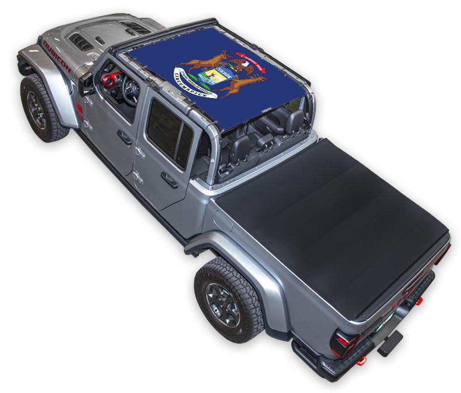 Jeep Gladiator JT Sun Shade Stock Printed Shade Top (2019–2026)