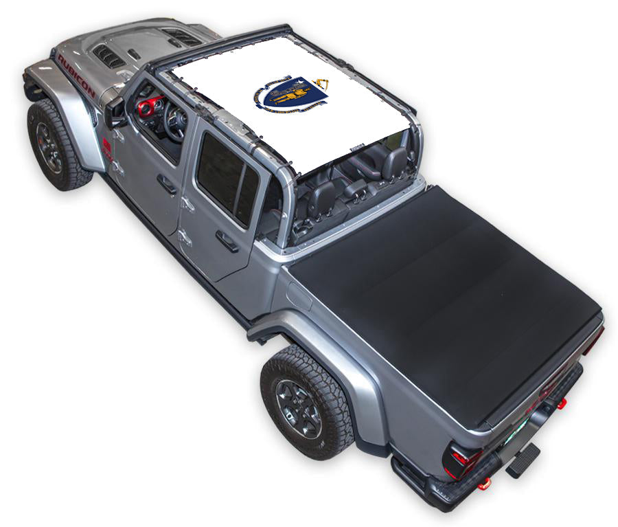 Jeep Gladiator JT Sun Shade Stock Printed Shade Top (2019–2026)