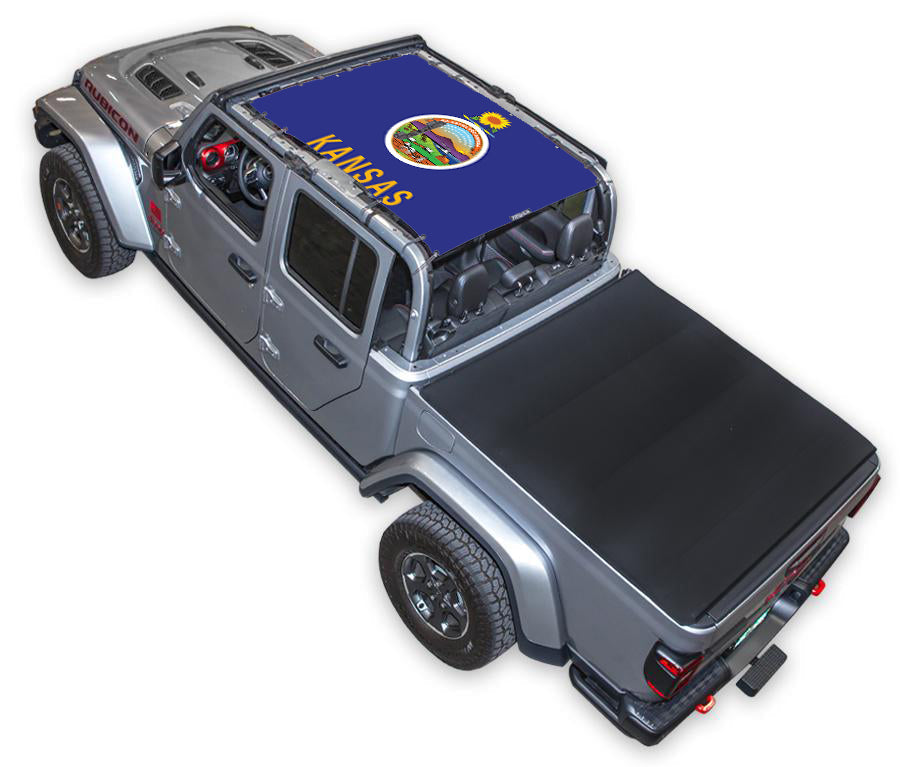 Jeep Gladiator JT Sun Shade Stock Printed Shade Top (2019–2026)