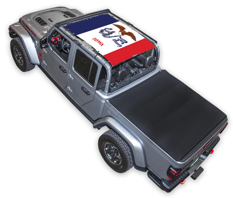 Jeep Gladiator JT Sun Shade Stock Printed Shade Top (2019–2026)