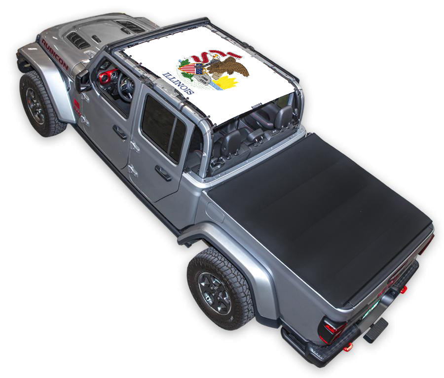 Jeep Gladiator JT Sun Shade Stock Printed Shade Top (2019–2026)