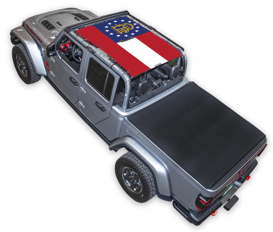 Jeep Gladiator JT Sun Shade Stock Printed Shade Top (2019–2026)