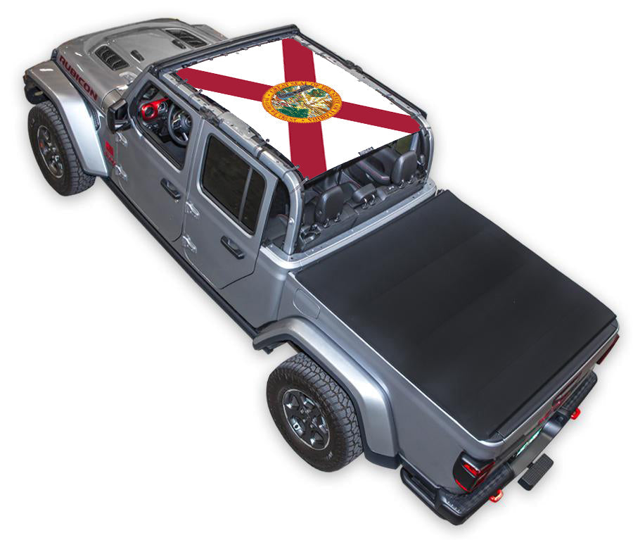 Jeep Gladiator JT Sun Shade Stock Printed Shade Top (2019–2026)