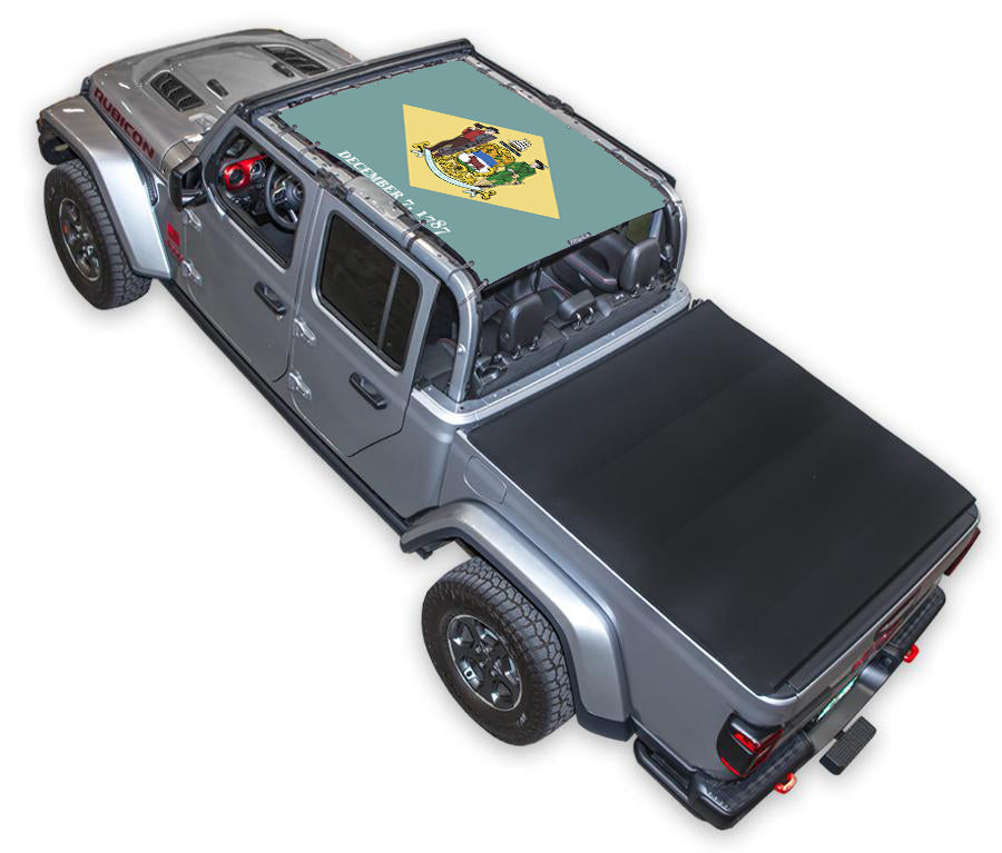 Jeep Gladiator JT Sun Shade Stock Printed Shade Top (2019–2026)