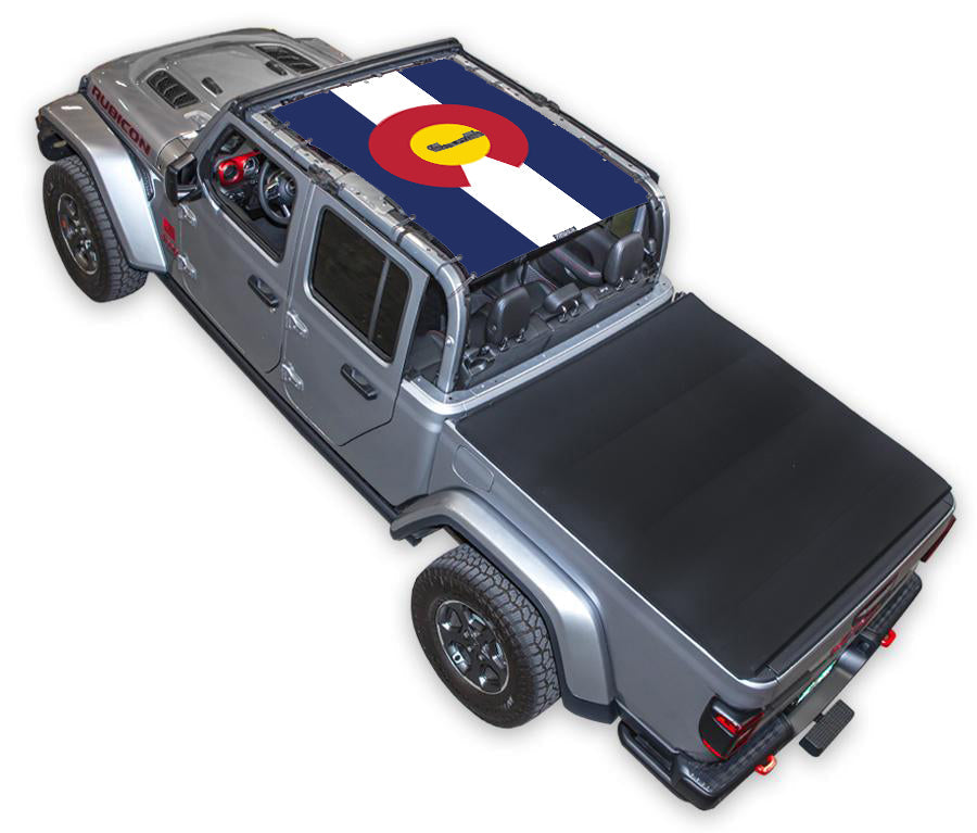 Jeep Gladiator JT Sun Shade Stock Printed Shade Top (2019–2026)