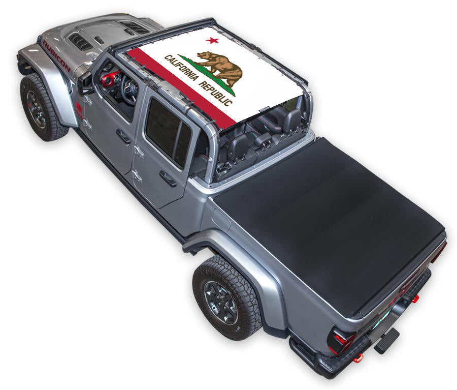 Jeep Gladiator JT Sun Shade Stock Printed Shade Top (2019–2026)