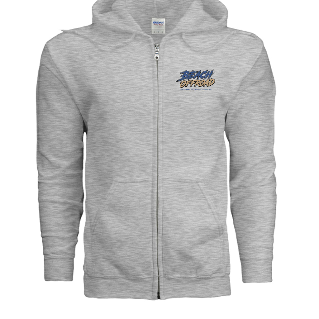 ASH - G186 - FRONT- Beach Offroad Panama City Beach Hoodie front