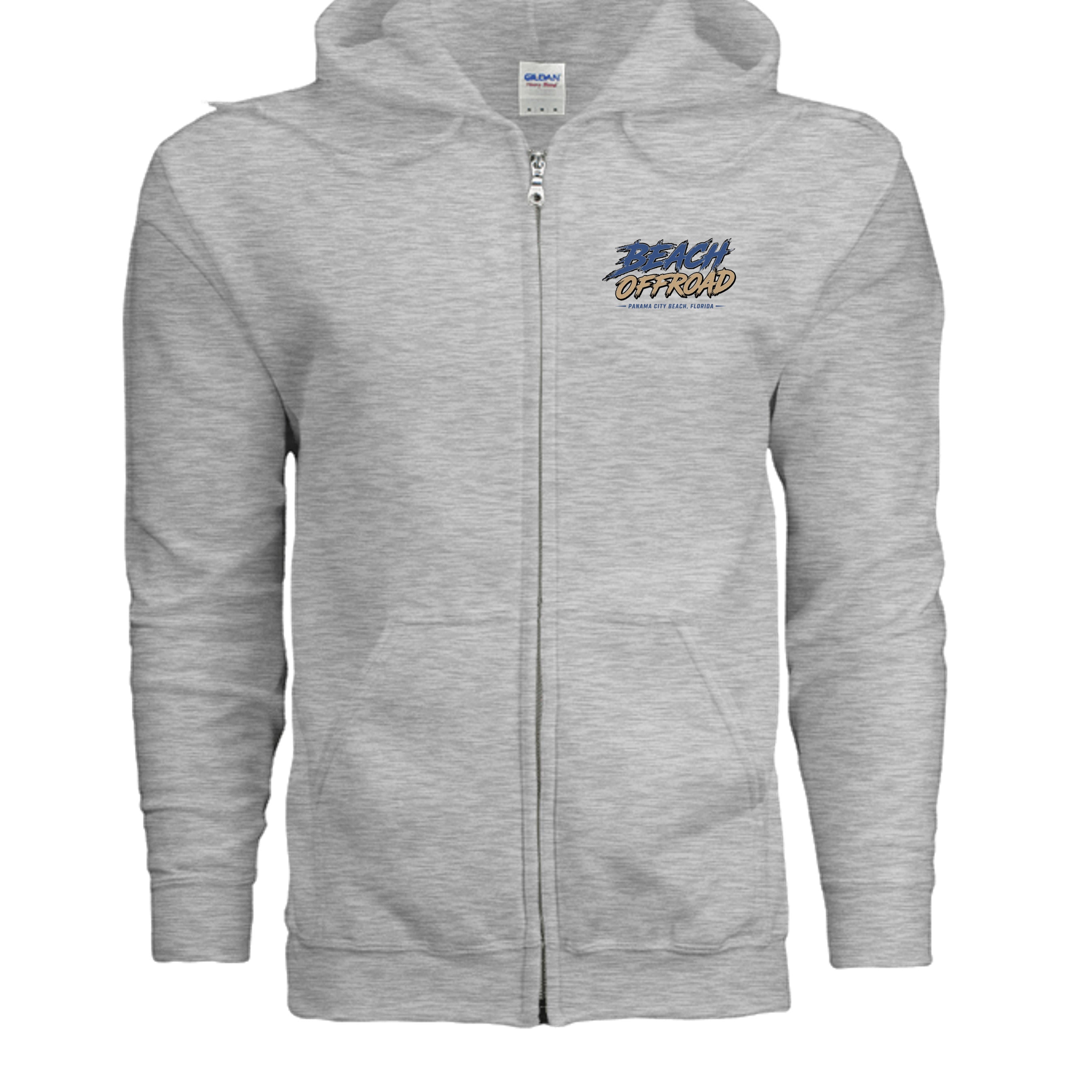 ASH - G186 - FRONT- Beach Offroad Panama City Beach Hoodie front