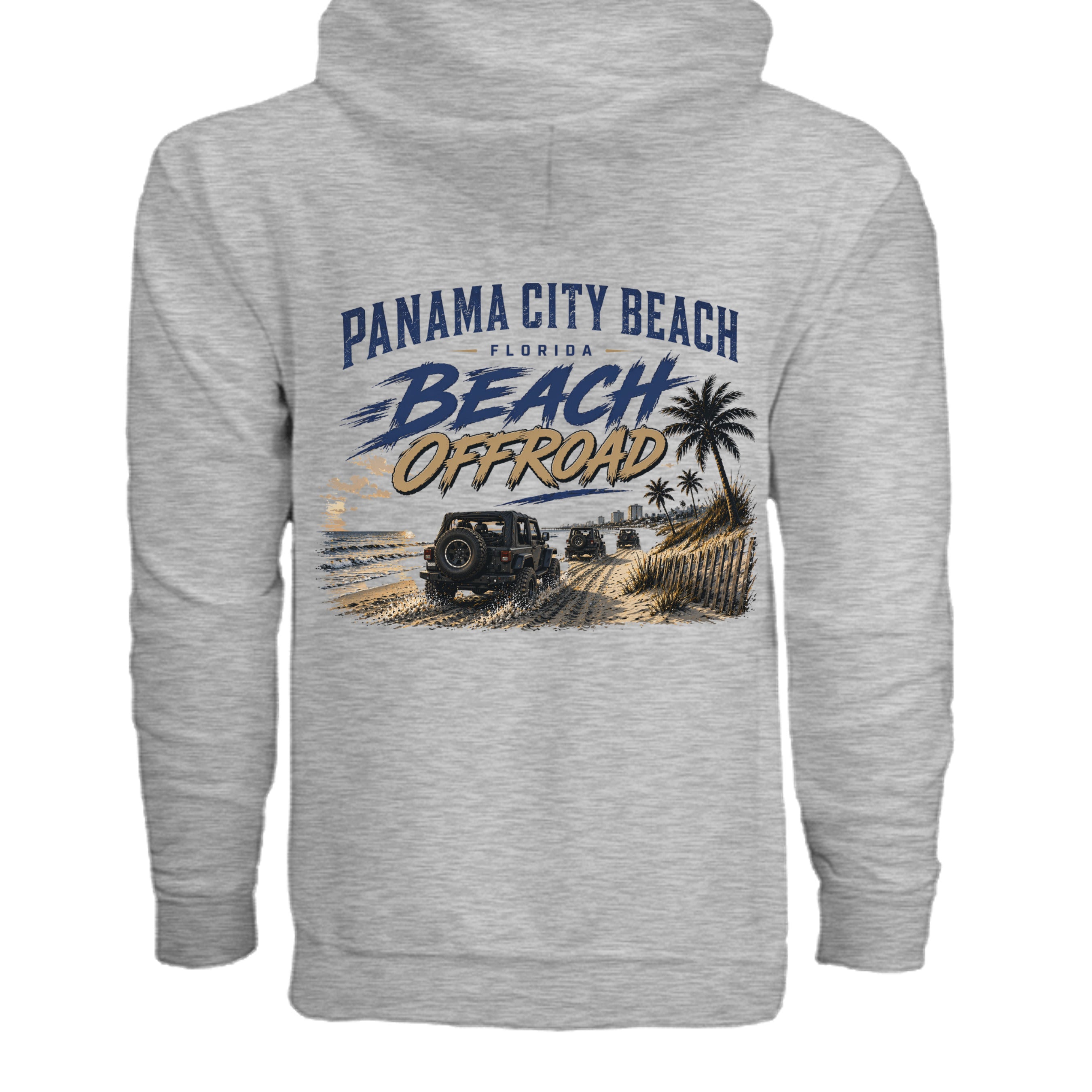 ASH - G186 - BACK Beach Offroad Panama City Beach Hoodie