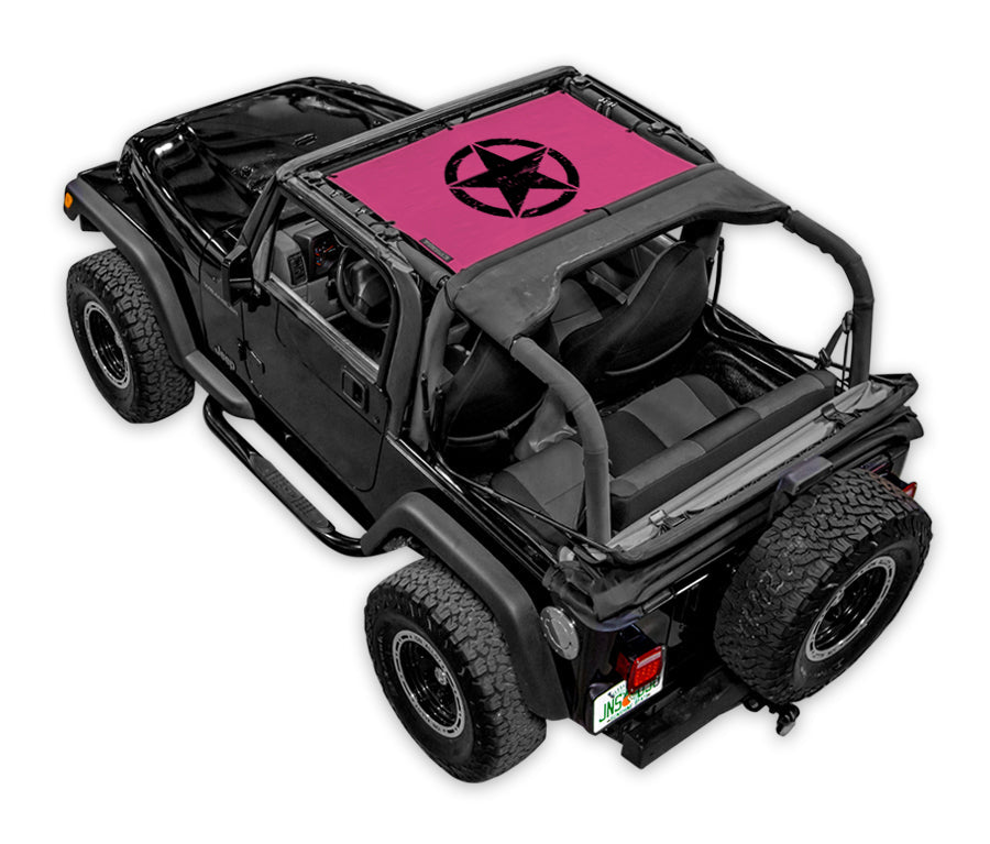 Jeep Wrangler TJ Sun Shade Stock Printed Shade Top (1997–2006)
