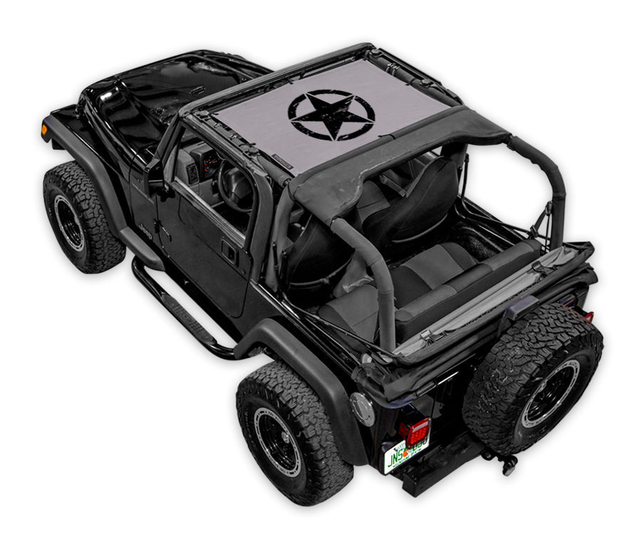 Jeep Wrangler TJ Sun Shade Stock Printed Shade Top (1997–2006)