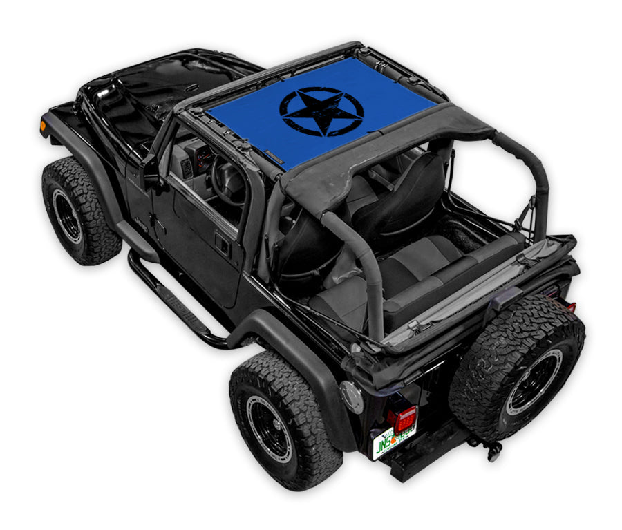Jeep Wrangler TJ Sun Shade Stock Printed Shade Top (1997–2006)