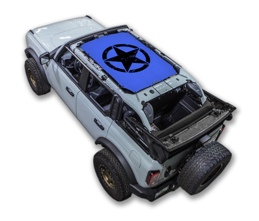 Ford Bronco Sun Shade Stock Printed Shade Top (2021–2026)