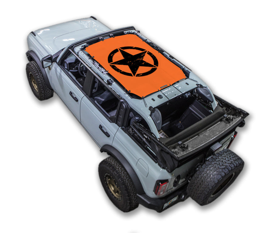 Ford Bronco Sun Shade Stock Printed Shade Top (2021–2026)