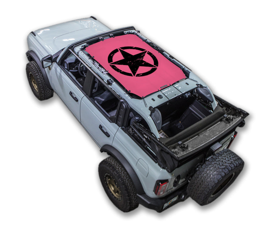 Ford Bronco Sun Shade Stock Printed Shade Top (2021–2026)