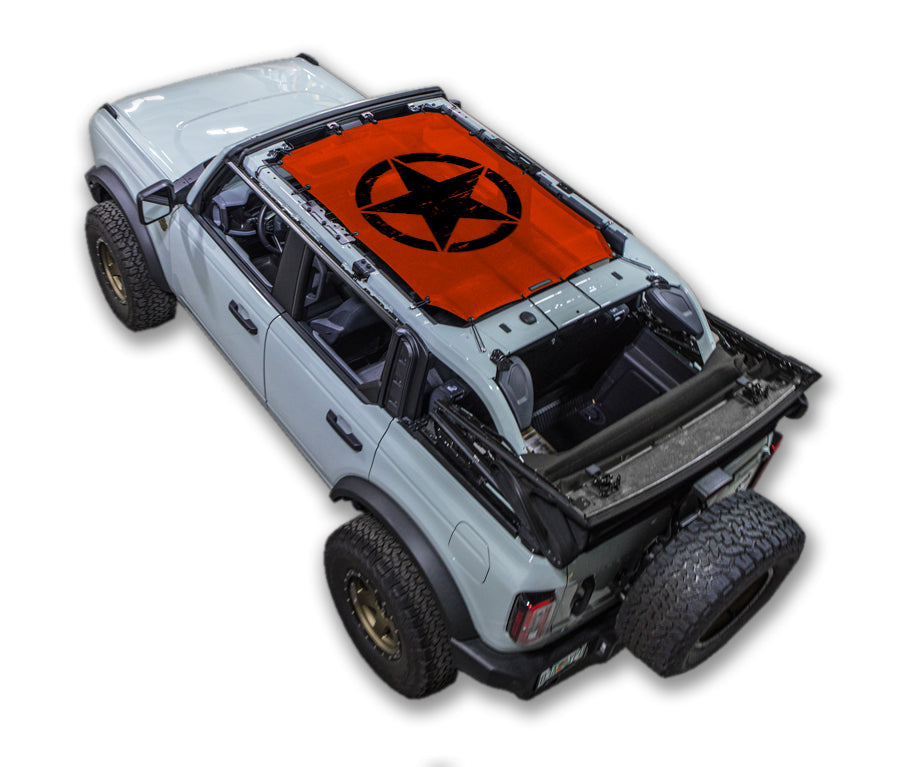 Ford Bronco Sun Shade Stock Printed Shade Top (2021–2026)